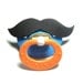Black Mustache pacifier 18 to 36 months