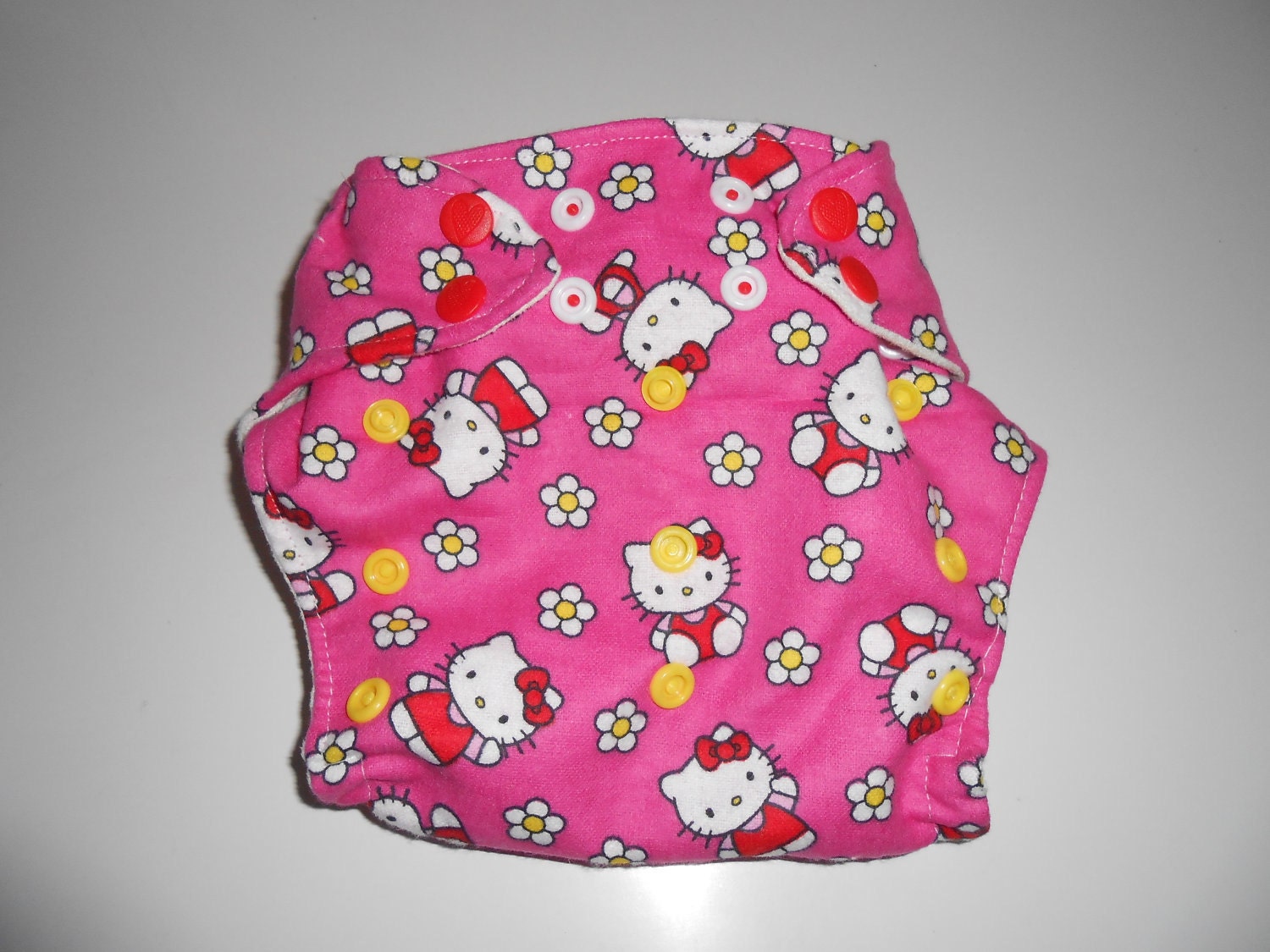 One Size Hello Kitty Fabric Pocket Diaper