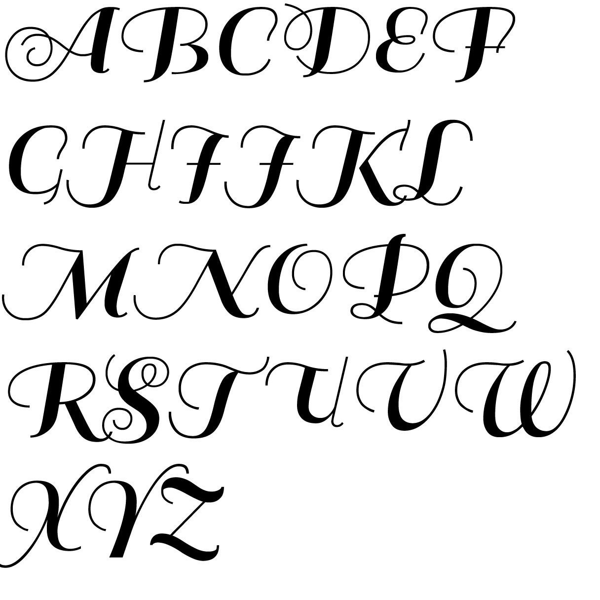 Sali Letter Mirrors