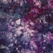 Hand Dyed Quilt Fabric Ice Dyed Cotton, Blue and Purple, 1 Yard (MH)