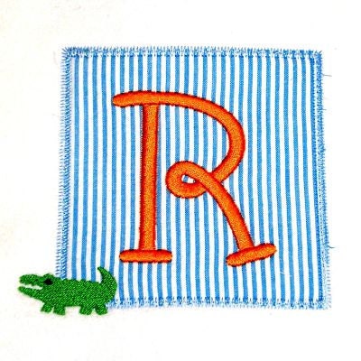 Boys Alligator Patch Short Sleeve Shirt