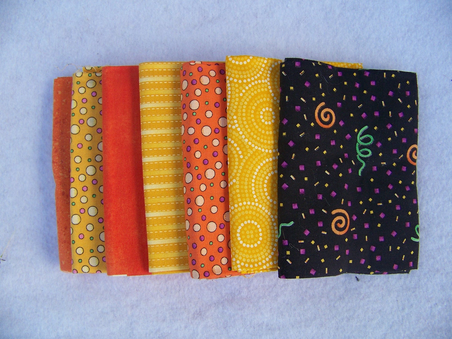 Halloween Themed Fat Quarter Bundle Pre Coordinated
