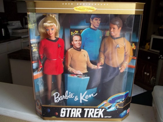 30th Anniversary Barbie & Ken Star Trek Dolls by Ryoan on Etsy