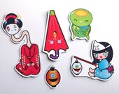 Kawaii Yokai / Obake Magnet Set