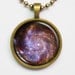 Galaxy Necklace - Pinwheel Galaxy Astronomy Photo Necklace - Galaxy Series