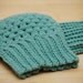 Crochet Boot Cuffs in Pastel Mint Green