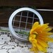 Handmade mason jar flower frog, DIY flower arrangements, wedding flower displays, mason jar centerpiece