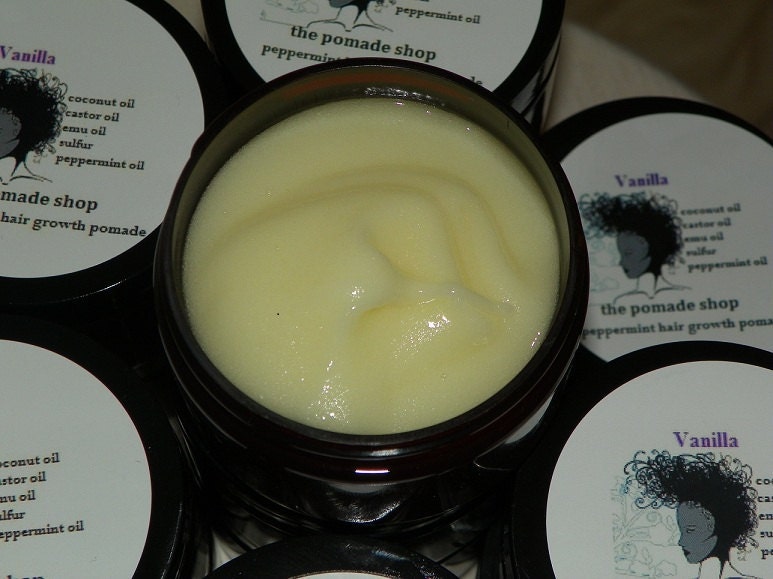 Growth Foundations Peppermint Pomade--Vanilla Scent, 4 oz.