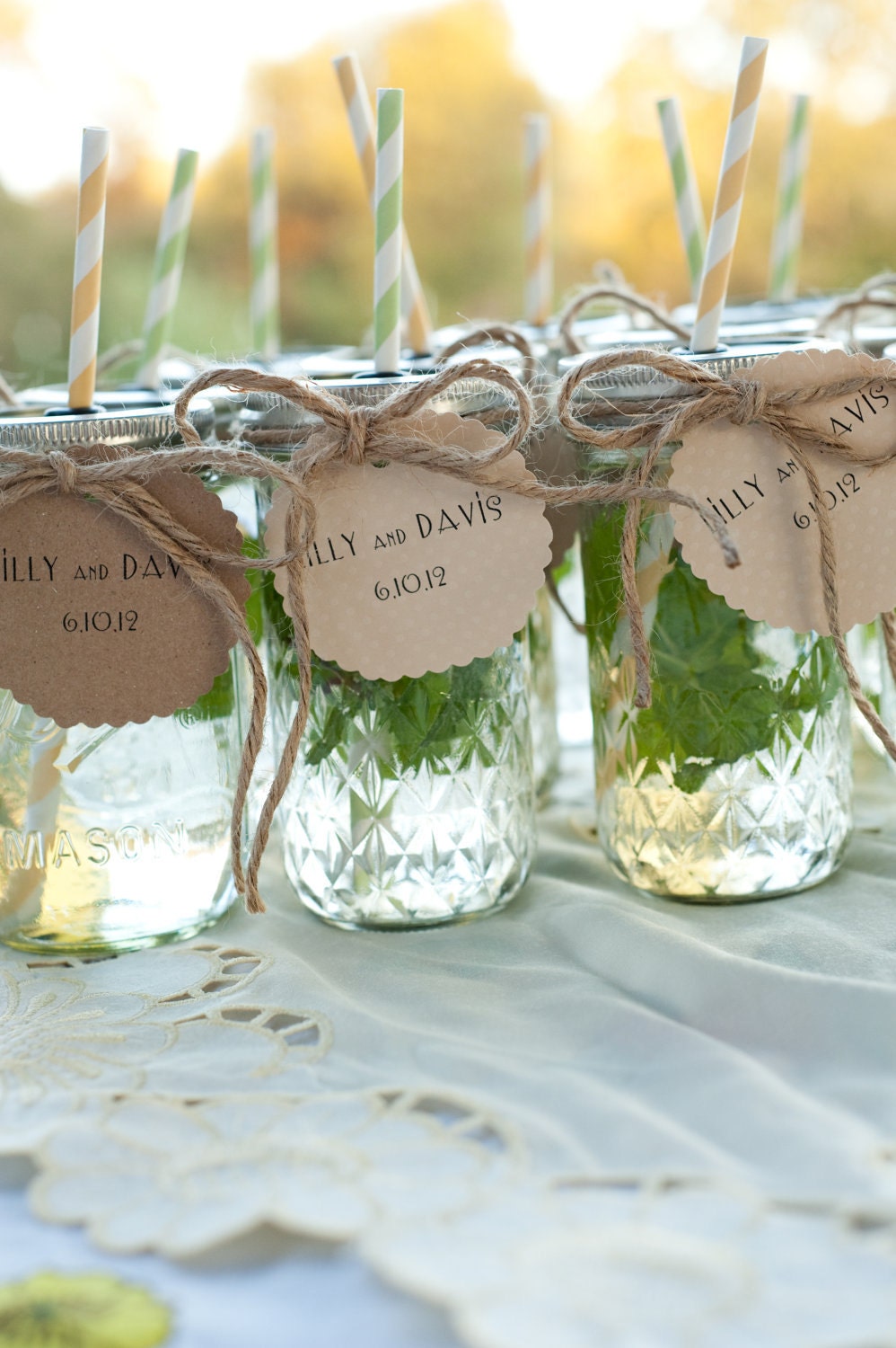 Wedding Favor - Mason Jar - Eco Friendly Favor - Mason Jar Party Favor