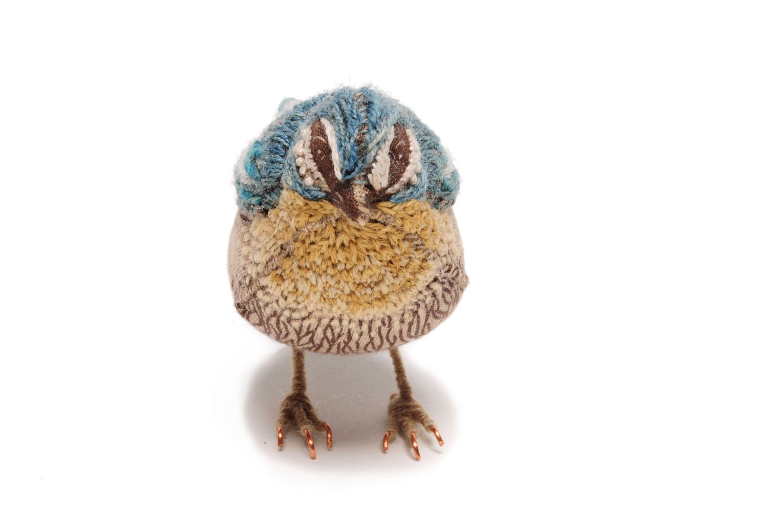 Blue Tit Small Fabric Bird