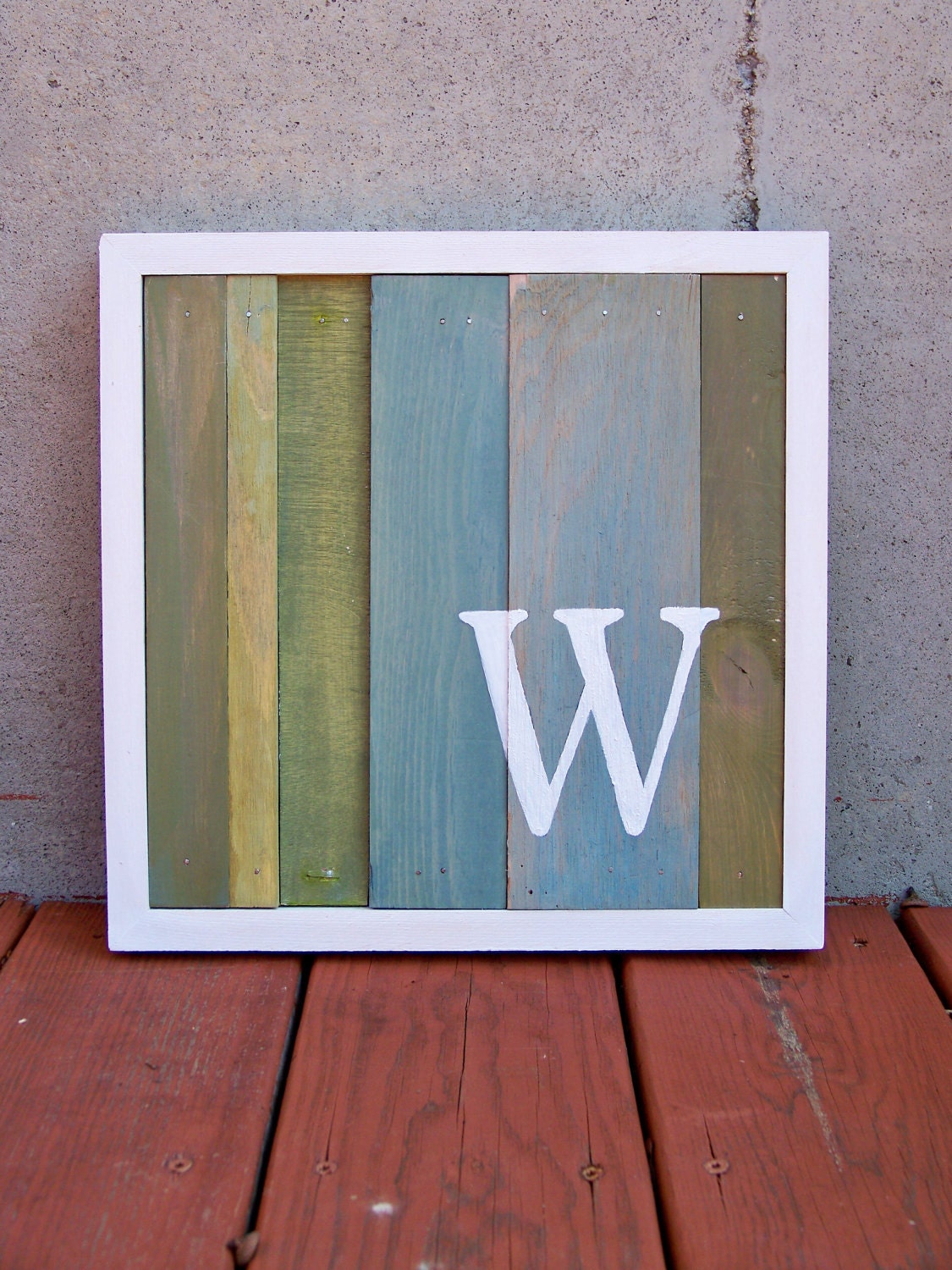 MADE TO ORDER - Reclaimed Wood Customizable Letter Painting