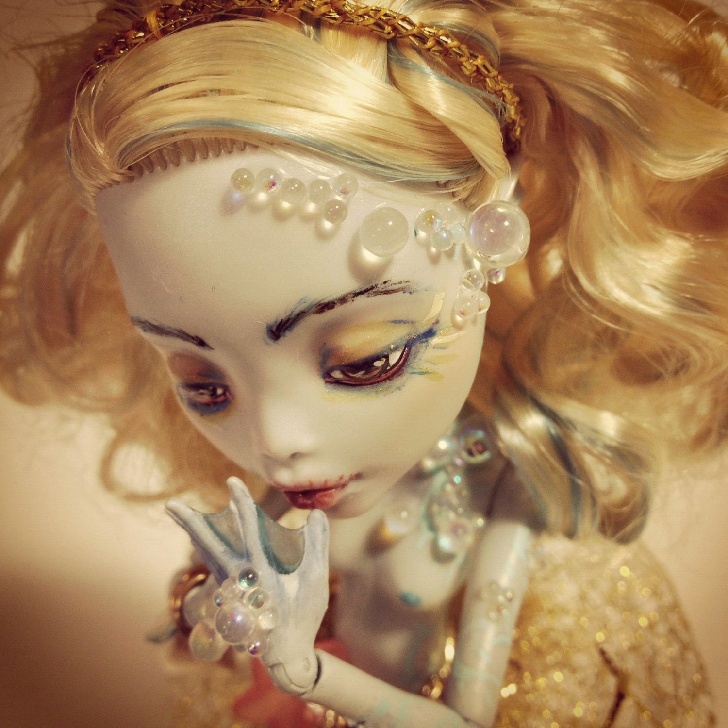leda the water nymph custom lagoona monster high doll