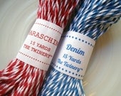 Baker's Twine - Patriotic Duo - Red and Blue - 30 Yards