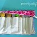 Makeup and Cosmetic Brush Holder in Hot Pink Scrolls