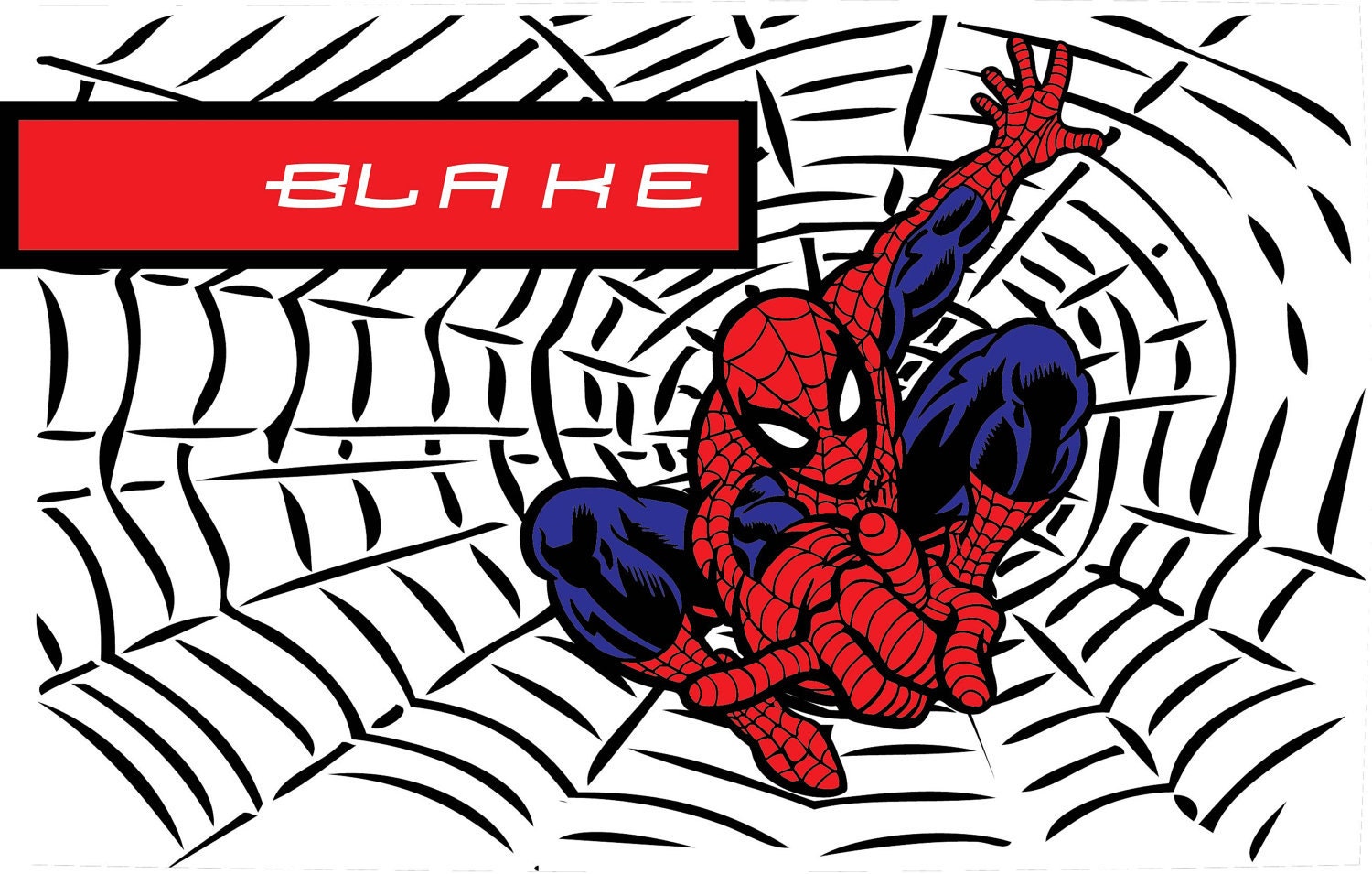 Spiderman Kids Personalized Placemat, Customized Placemats for kids, Kids Placemat, Personalized Kids Gift Il_570xn