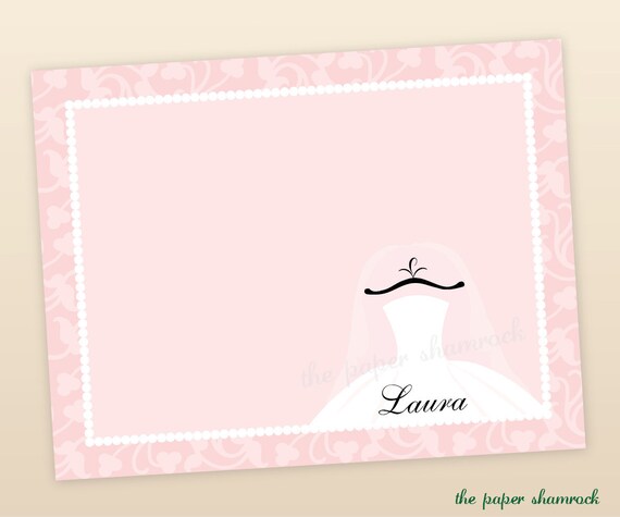 Bridal Thank you Cards, Printable Thank you Cards for Bridal Shower, Personalized Thank you Cards Il_570xn