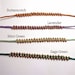 Braided Bead Bracelet Set of THREE - Friendship - Infinity