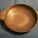SALE was 15 now 10. Vintage small brass inscribed bowl. Floral design.