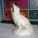 Antique English early Edwardian porcelain frog figurine