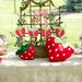 Felt Strawberry Picnic Pillow DIY PDF Pattern