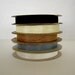 Neutral Collection Seam Binding with Vintage Flash Card - 15 yards - White, Cream, Grey, Brown and Kraft