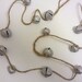 Rustic Glitter Jingle Bell Garland