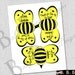 Personalized Bumble Bee Lollipop Party Favors- Printable