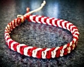 I am Canadian Macrame Fishbone-Knot Natural Hemp Bracelet
