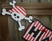 Pirate Birthday Banner-PERSONALIZED