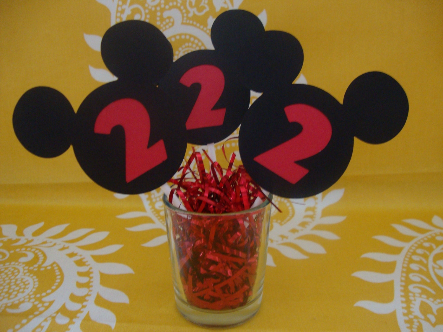 Mickey Mouse Cupcake Toppers