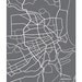 Aberdeen UK Street Map Art Print  / Custom City Artwork / 8x10 / Your color choice