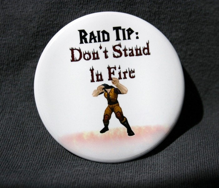 World of Warcraft Keychain Bottle Opener - Don't Stand in Fire