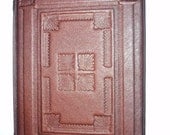 Notebook Diary Journal - Leather Handmade Blank Bookmark