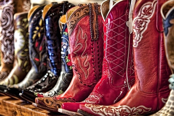 Texas Western Red Boots Photographic Fine Art