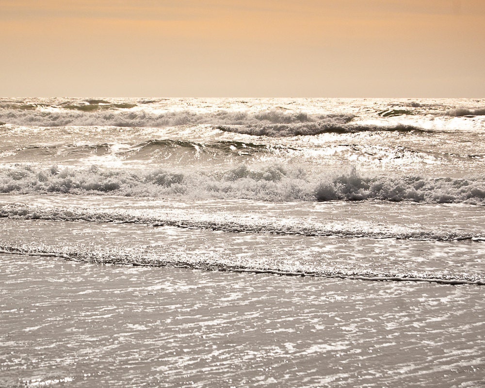 Ebb and Flow- Ocean Light Peace and Calm 8 x 10 Photography