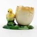 Vintage Chick and Egg Figurine