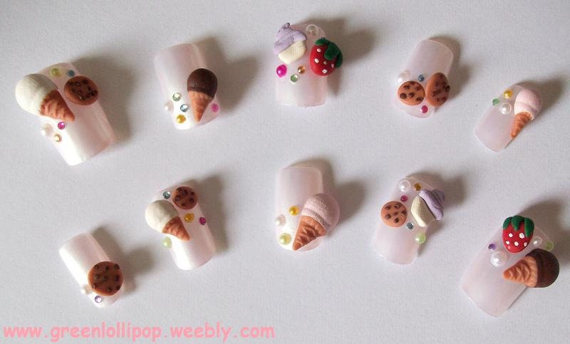 Japanese 3D Nail Art Set - What's for Dessert