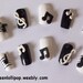 Japanese 3D Nail Art Set - Music Notes