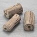 Driftwood Beads - Natural Rustic Handmade Wood - 3 chunky beads