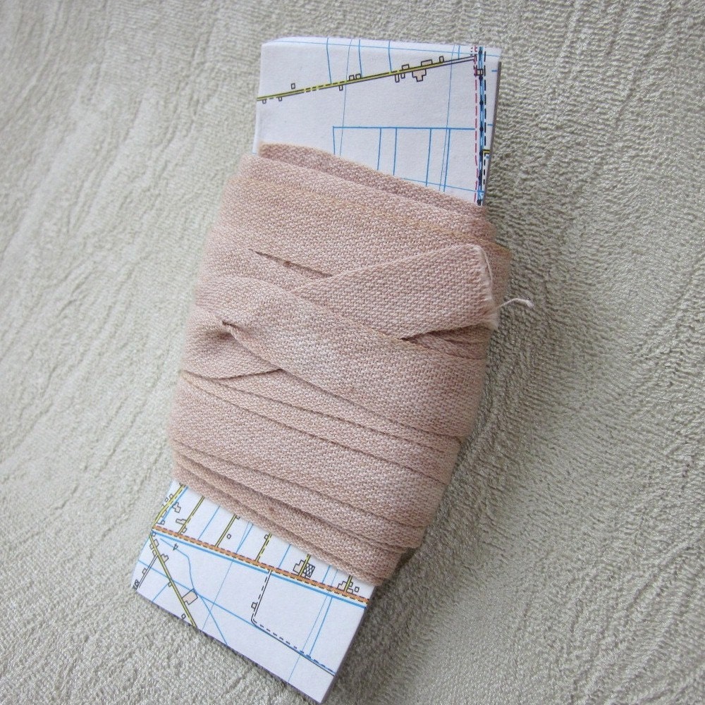 5 Metres Narrow Tea Dyed Cotton Tape