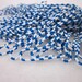 100 Blue and White Striped Paperclips