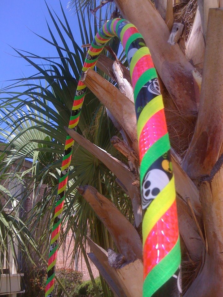 In Stock SKULLZ Hula Hoop - Choose Your Colors - 38 Inch Dance Weight