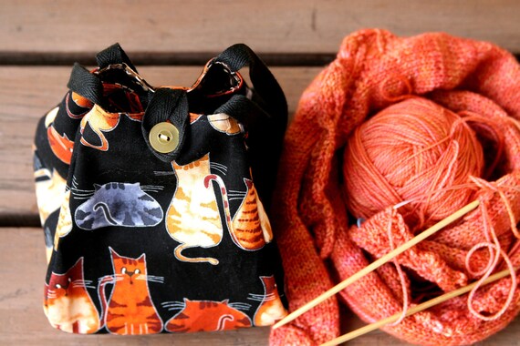 Knitting Project Bag / Crochet Project Bag / by chubbycloud