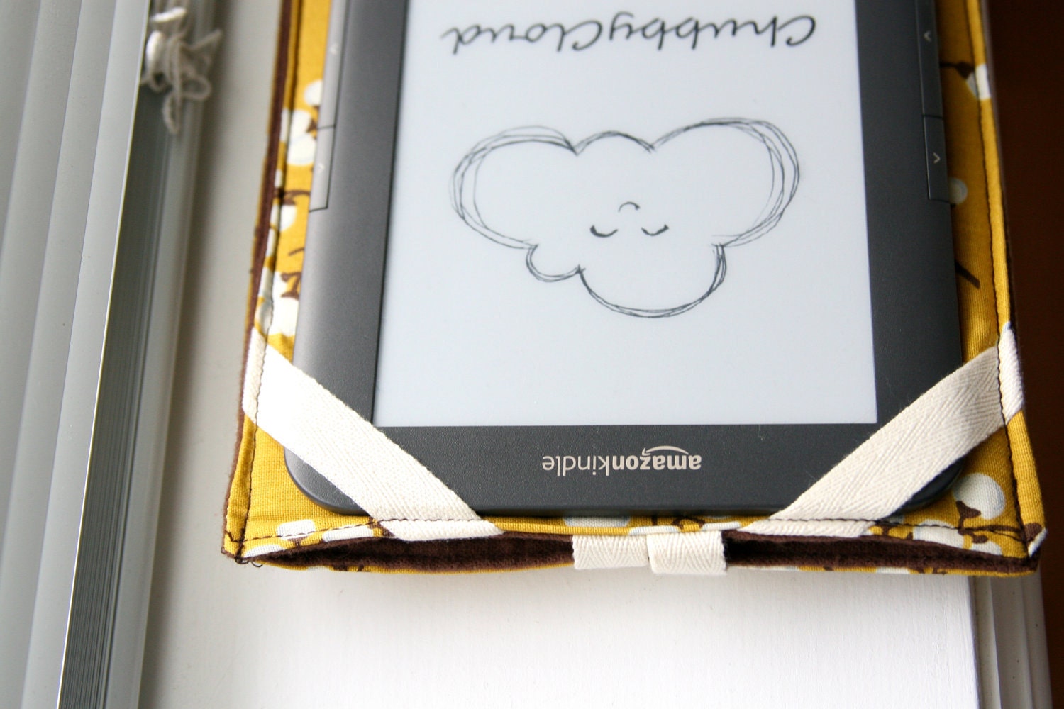 Kindle Case / Kindle Cover / Kindle Sleeve / Kindle Fire / Kindle Touch / Kindle Paperwhite - Cotton Flower