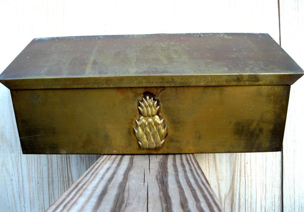Vintage Large Metal Mailbox