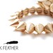 Spike Bracelet - Renegade Gold Spike Bracelet