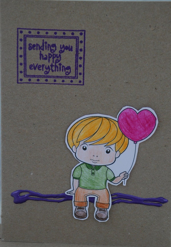 Choose Your Sentiment for Your Valentines or Happy Birthday Card