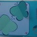 Blue 3D Butterflies Card