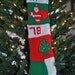 Personalized Vintage Classic Pattern Santa Claus Christmas Stocking - Custom Knit With Your Info