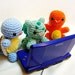 Pokemon Original Starter Set - Bulbasaur Charmander Squirtle Amigurumi Plushies Made to Order